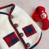 Christmas Winter Vest for Golden Retriever & Large Dogs