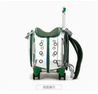 Transparent Space Capsule Pet Backpack Carrier — Large Capacity Multi-Purpose Outdoor Bag for Cats & Dogs
