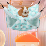 2-in-1 Cotton Hammock Bed for Small Pets & Birds — Warm Hanging Nest