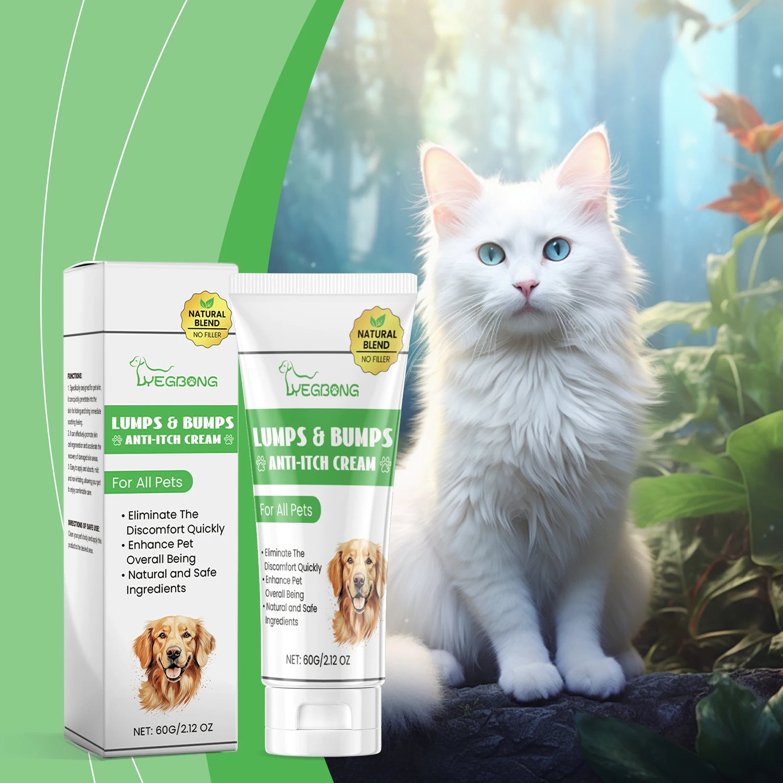 Mild Anti-Itch Pet Skin Essence — Hormone-Free Relief for Dryness & Hair Thinning