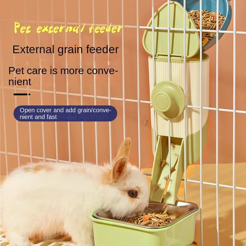500ml Hanging Pet Waterer — Leak-Proof Feeder for Small Animals