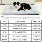 Cotton Plush Dog Bed Mat