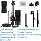 USB Aquarium Sponge Filter (Quiet, Wave Maker, Oxygenator)