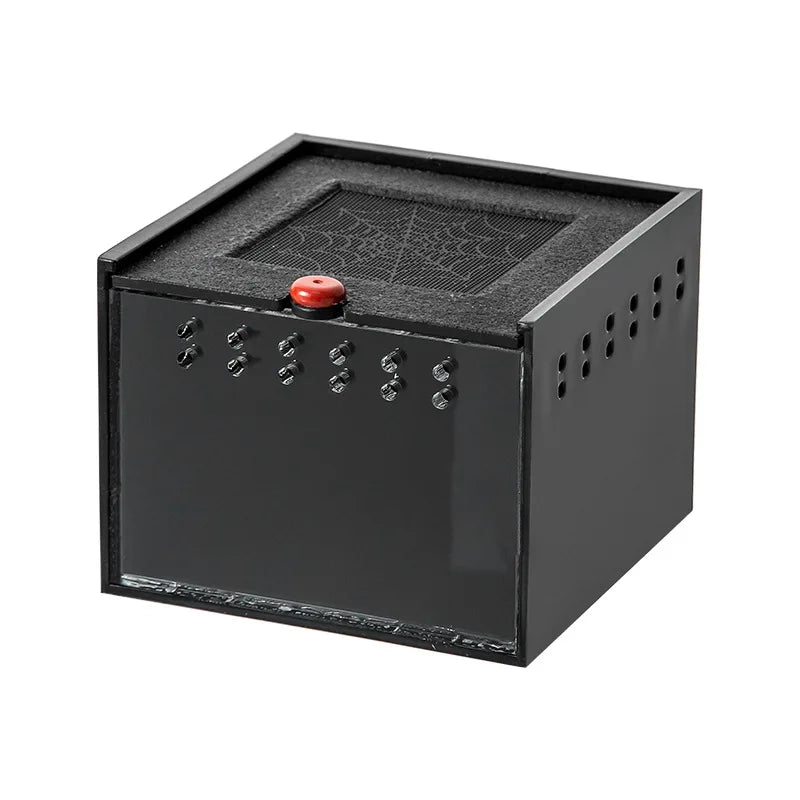 Acrylic Insect Feeding Box — Ventilated Habitat for Spiders & Small Bugs