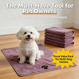 Extra-Large Microfiber Pet Bath Towel — Durable, Non-Fading Quick-Dry