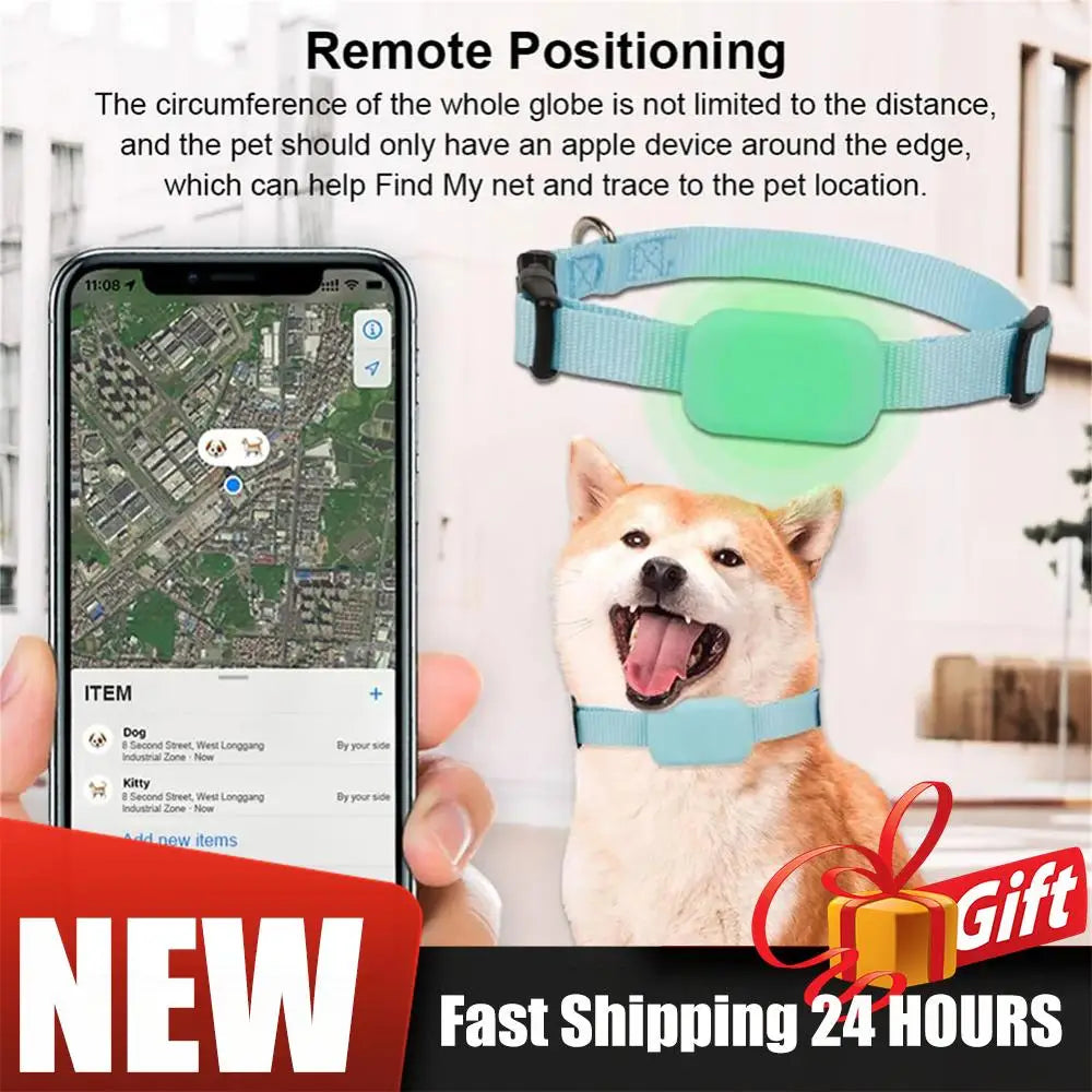 Smart GPS Dog Collar Tracker with Anti-Loss Protection - Adjustable Fit