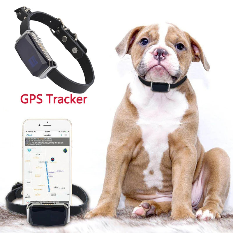 IP67 Waterproof GPS Collar Tracker for Cats & Dogs - Real-Time Smart Locator