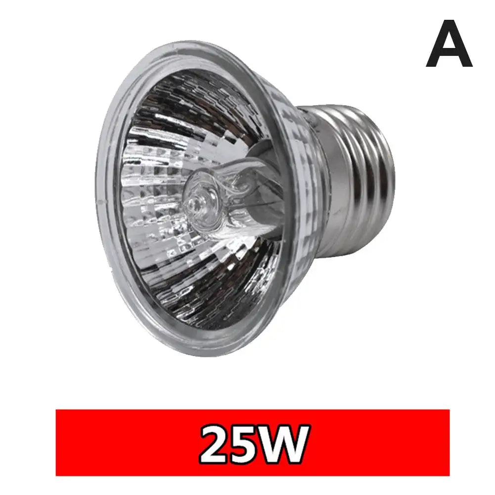 UVA+UVB Full Spectrum Reptile Basking Bulb — 25W-75W Sunlamp