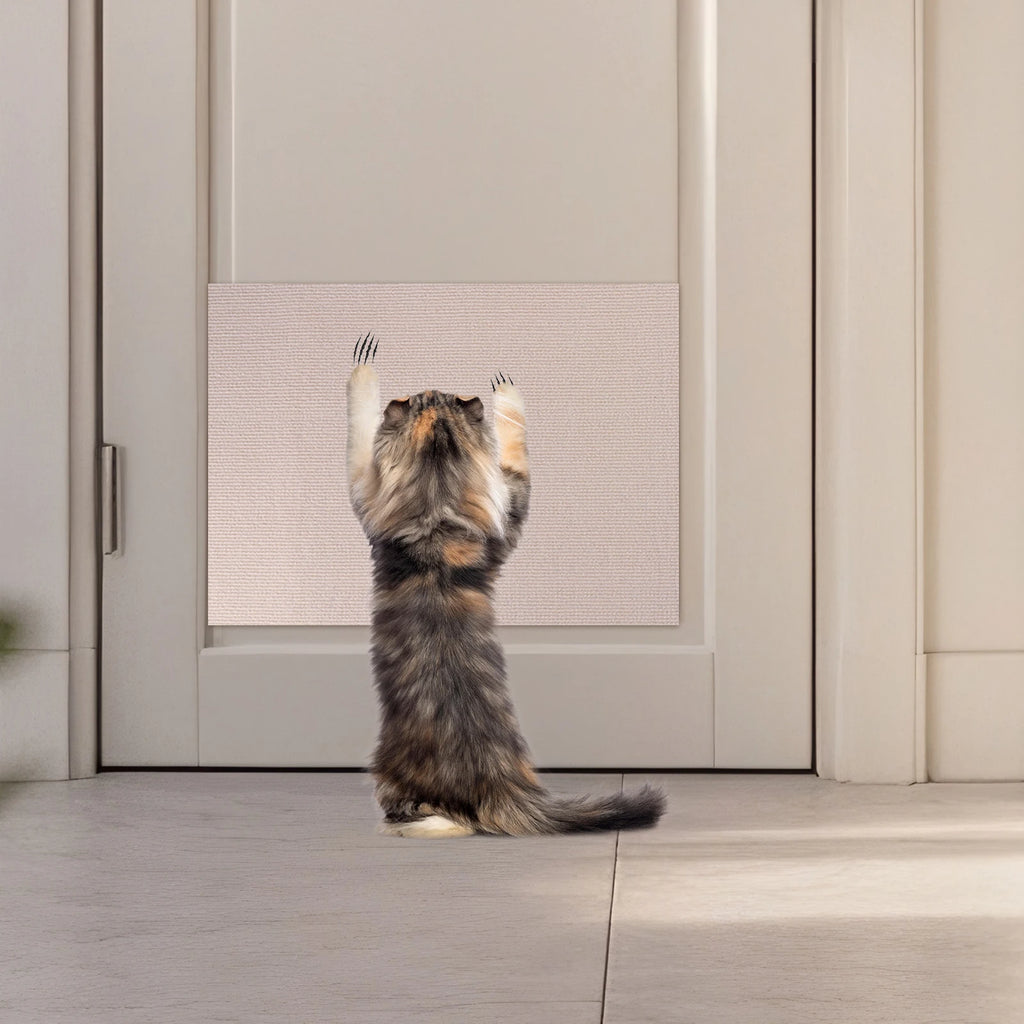 Self-Adhesive Cat Scratch Mat — Trimmable Furniture Protector, 2-Pack