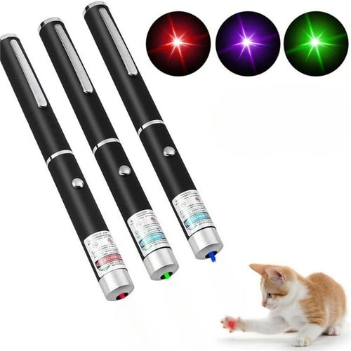 Cat Laser Pointer & LED Flashlight Toy (2-in-1 Interactive Toy)