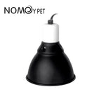 5.5in Reptile Lamp Dome with Ceramic Socket — Anti-Scald Shade for Terrariums