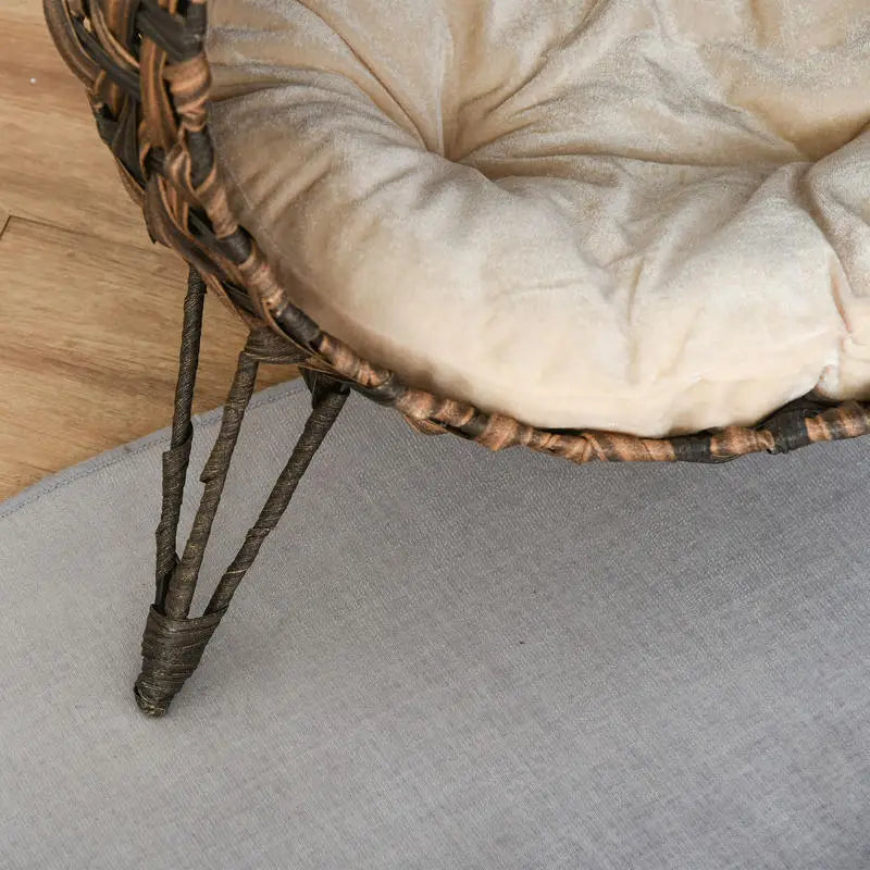 Hand-Woven Banana Leaf Cat Bed, 20.5 Inches