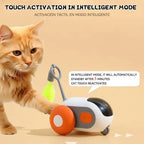 Remote-Control Turbo Tail Cat Toy — Rechargeable Rolling Chase Toy