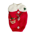 Christmas Princess Sweater Dress for Cats (Knitted Apparel)