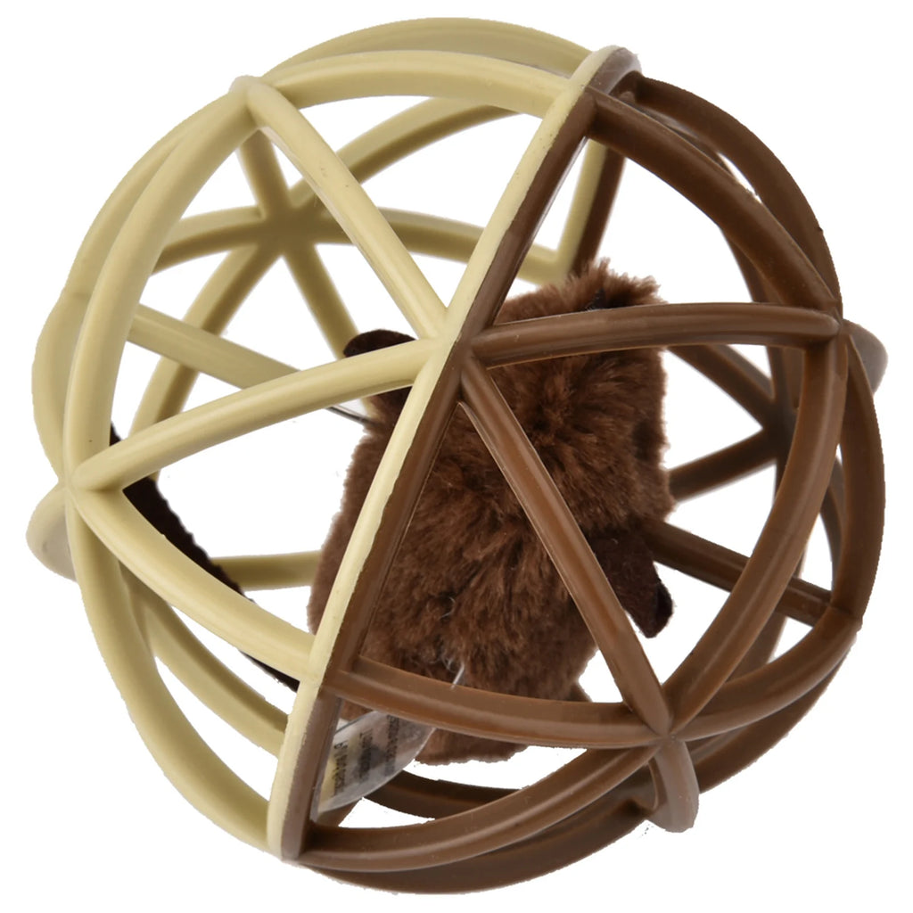 Sisal Ball Puzzle Mouse Toy — Claw & Molar Grinding Cat Ball