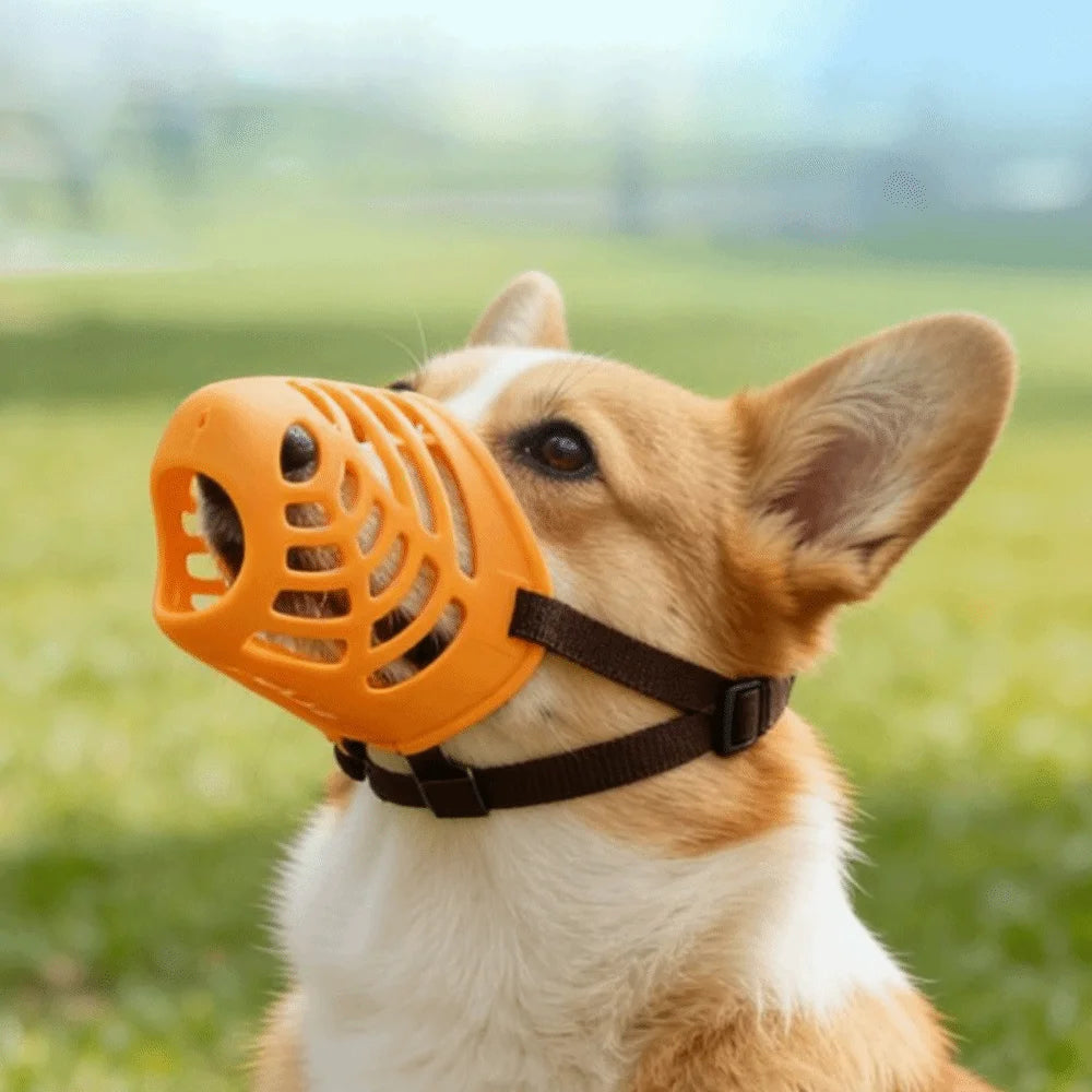Silicone Dog Muzzle (Breathable Basket, Multi-Size)