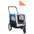 Large Capacity Foldable Pet Stroller & Tricycle — Dual-Purpose Cycling Luggage Cart for Cats & Dogs