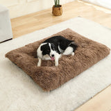 Long Plush Pet Cushion Bed