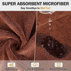 Full-Body Dog Bathrobe — Absorbent Quick-Dry Wrap for Dogs & Cats