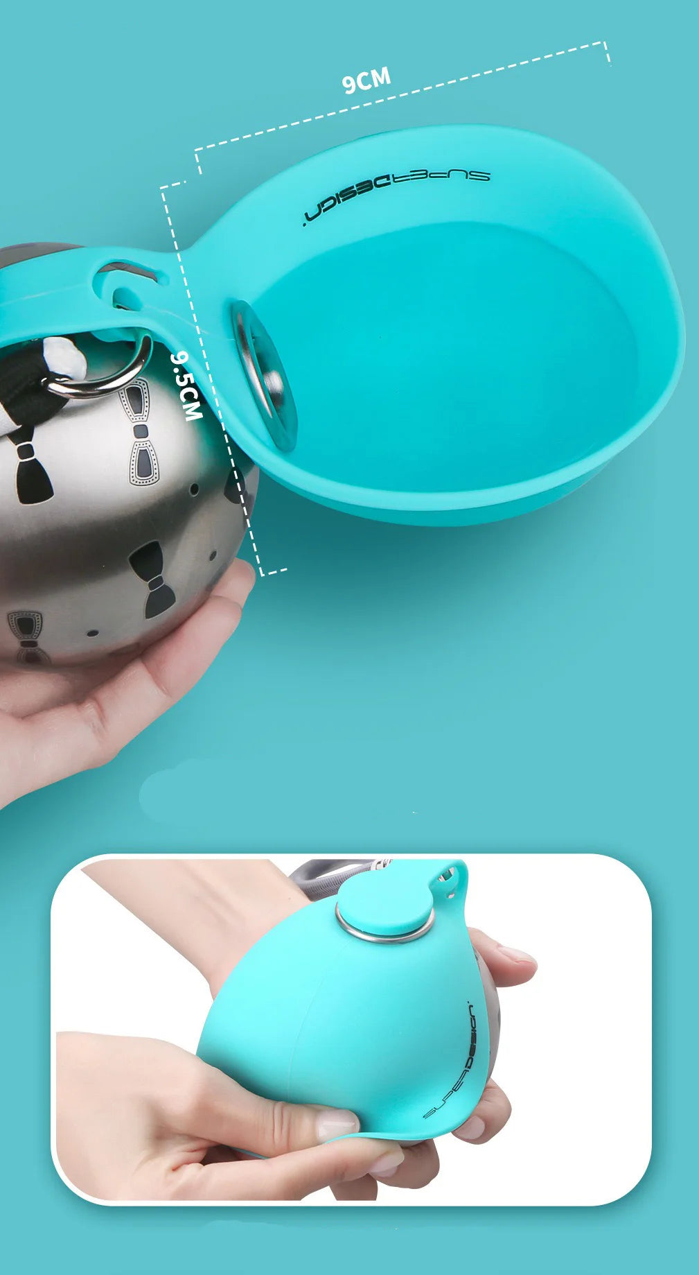 Portable Dog Water Bottle (285ml)