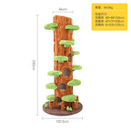 Floor-to-Ceiling Cat Tree with Jumping Platforms