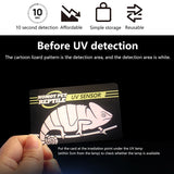 Reptile UVB Light Test Card — Reusable UV Strength Tester