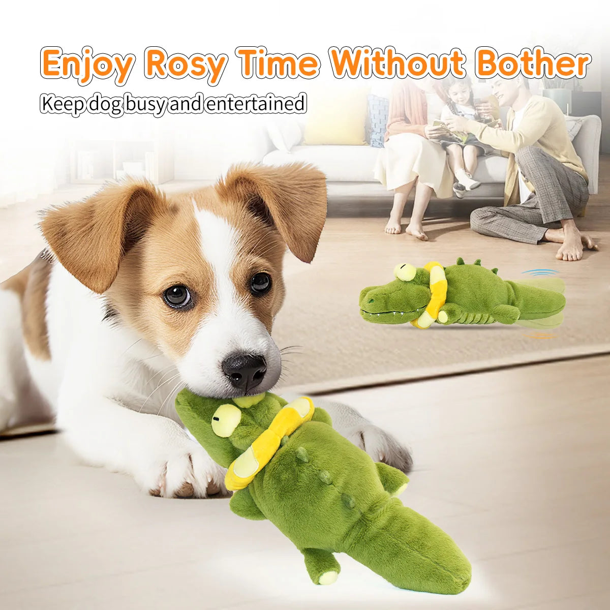 Automatic Flapping Plush Dog Toy