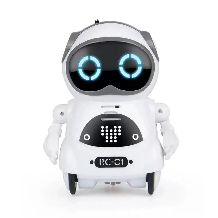 AI Smart Robot with Hat - Emotional Interaction, Vocal Response & Fun Modes for Kids