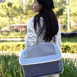 Breathable Pet Carrier Shoulder Bag — Portable Travel Tote for Cats & Dogs