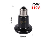 Ceramic Pet Heating Lamp — E27 Reptile Bulb for Tortoises, Snakes & Spiders