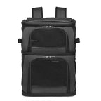 Double-Layer Large-Capacity Breathable Pet Trolley Case for 2 Dogs & Cats — Portable Outdoor Travel Carrier