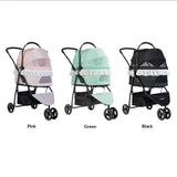 Pet Stroller For BOSIMAO A200L Portable Breathable Lightweight Foldable Trolley For Cats Dogs Outdoor Use