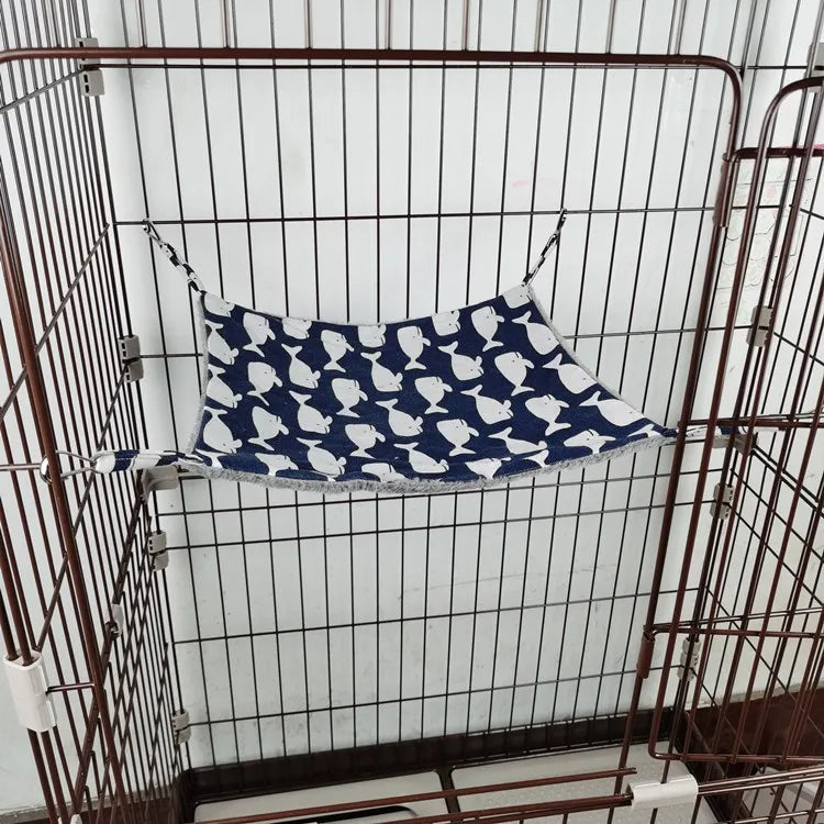 Sugar Glider Hammock — Warm Layered Hanging Bed for Small Pets