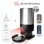 Automatic Pet Feeder with HD Camera (5L, 5G WiFi)