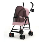 Lightweight Foldable Small Dog & Cat Stroller for Outdoor Activities