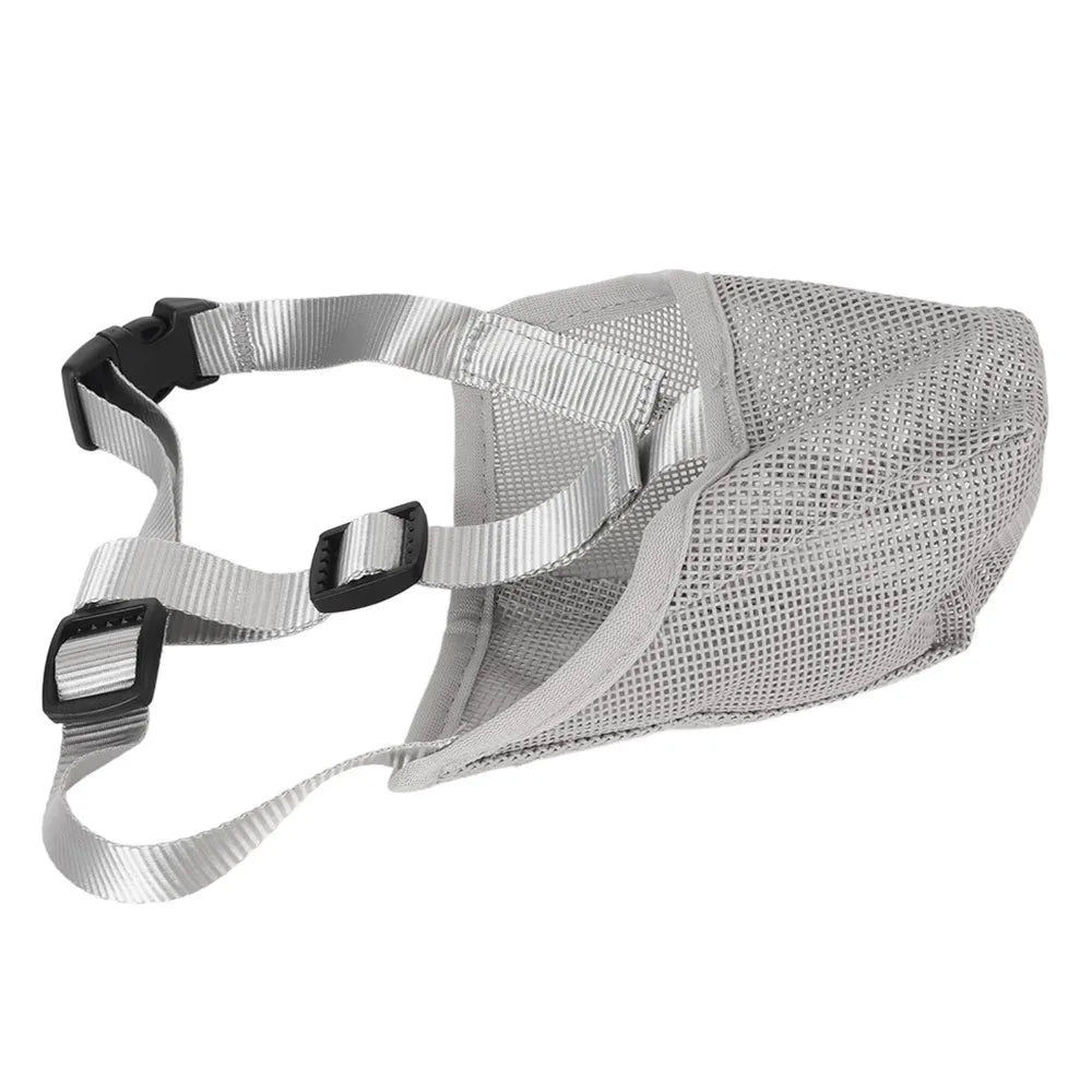 Air Mesh Dog Muzzle (Soft, Flexible, Anti-Bark, Multi-Size)