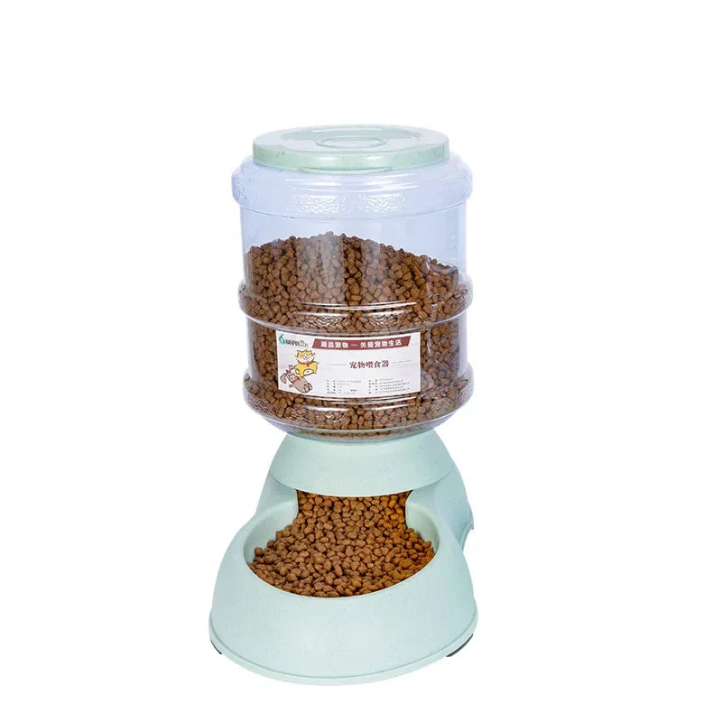 Gravity Pet Feeder and Waterer 3.8L (Auto-Refill, Cats & Dogs)
