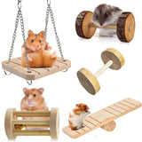 Natural Pine Chew Toys — Wooden Molar Toys for Small Pets