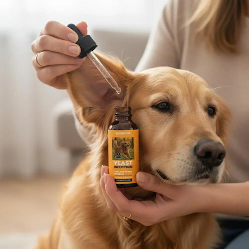 Hypoallergenic Ear Drops for Dogs — Yeast Relief, Wax Dissolving & Anti-Itch, 60ml