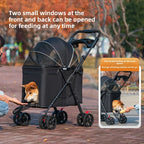 Lightweight Foldable All-Purpose Outdoor Dog Cart for Medium & Large Breeds