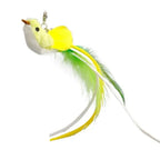 Plush Bird Teaser Wand with Suction Cup