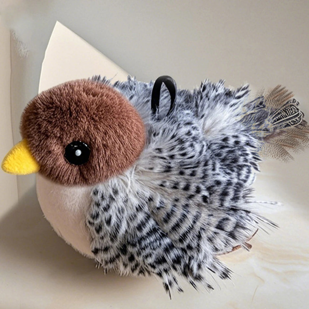 Touch-Activated Flapping Bird Cat Toy — Catnip Sandpiper Interactive Toy