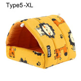 Small Animal Sleeping Nest — Warm Cotton Bed for Hamsters & Rabbits
