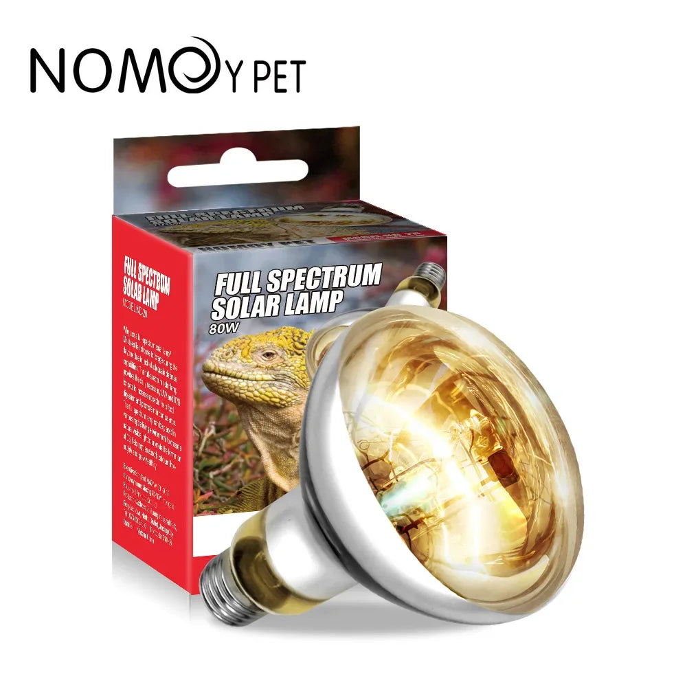Full Spectrum UVA/UVB Sun Lamp — Heating & Calcium Bulb for Turtles & Lizards