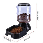 G92C Automatic Pet Feeder & Waterer (Square, Cage Hanging, Plastic)