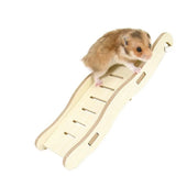 Wooden Hamster Ladder Bridge — Chew-Resistant Small Pet Climbing Toy