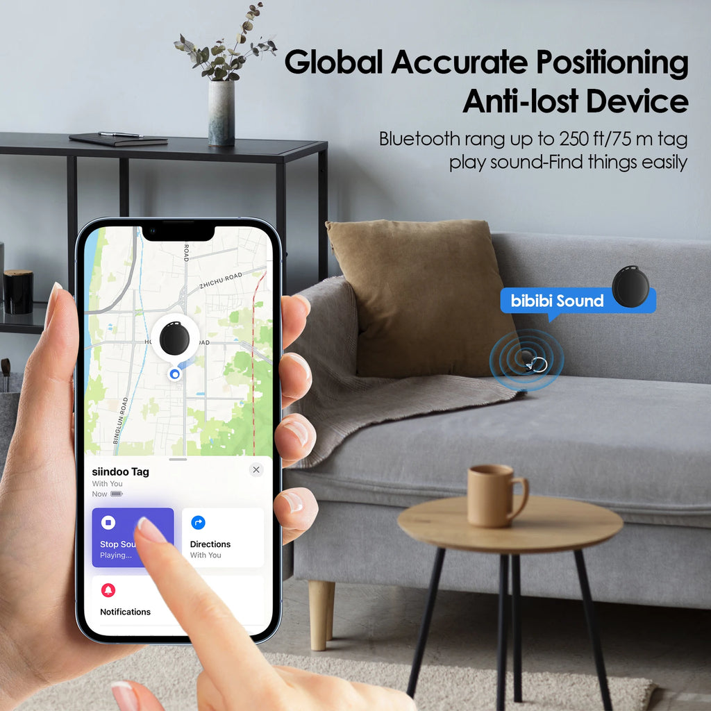 AirTag Compatible Anti-Loss GPS Tracker for Pets, Cars & Kids