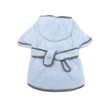 Microfiber Dog Bathrobe with Belt — Super Absorbent Fast-Drying Jacket, S–3XL