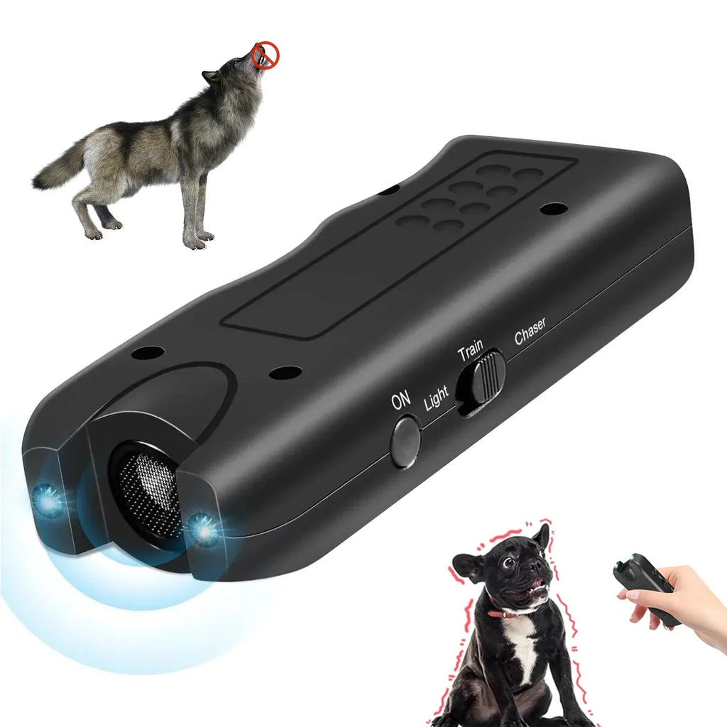 3-in-1 Ultrasonic Dog Deterrent