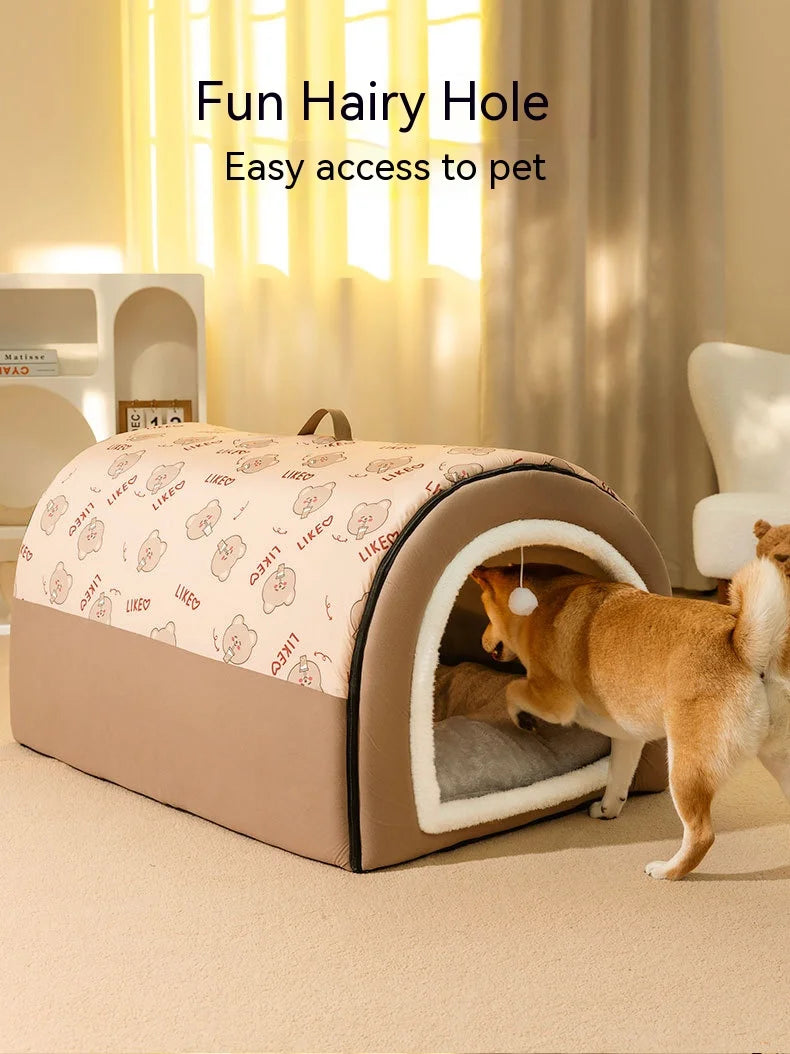 Cozy Pet Nest Bed for Dogs & Cats
